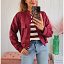 Chaqueta Granate Ante